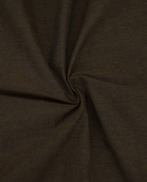 Ткань Лен Рубашечный 0557 цвет коричневый картинка