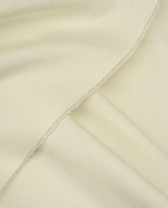 Ткань Лен Рубашечно-костюмный 0558 цвет белый картинка 1