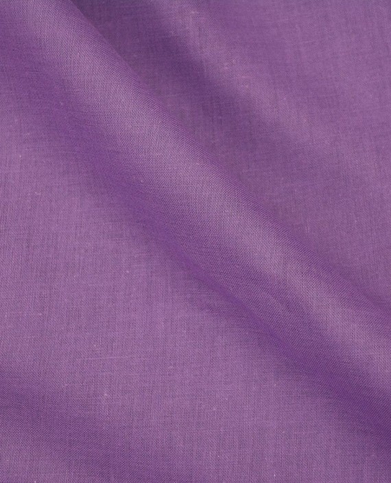 Ткань Лен Рубашечный 0560 цвет фиолетовый картинка 2