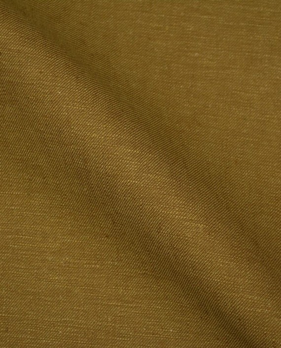 Ткань Лен Костюмный 0566 цвет коричневый картинка 2