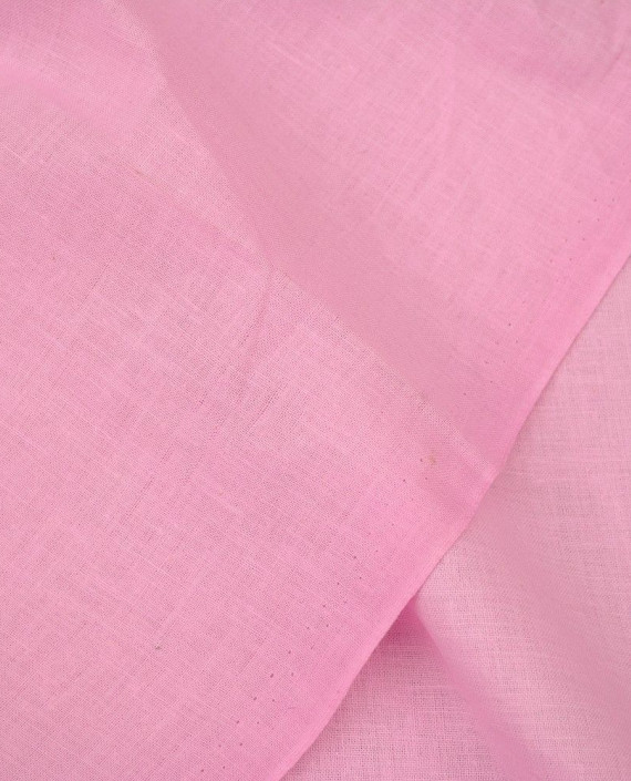 Ткань Лен Рубашечный "Чайная роза" 0570 цвет розовый картинка 2