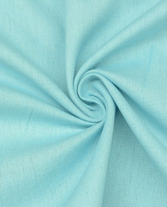 Ткань Лен Костюмный 0573 цвет голубой картинка