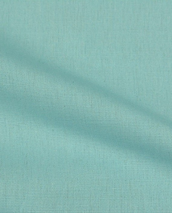 Ткань Лен Костюмный 0573 цвет голубой картинка 1