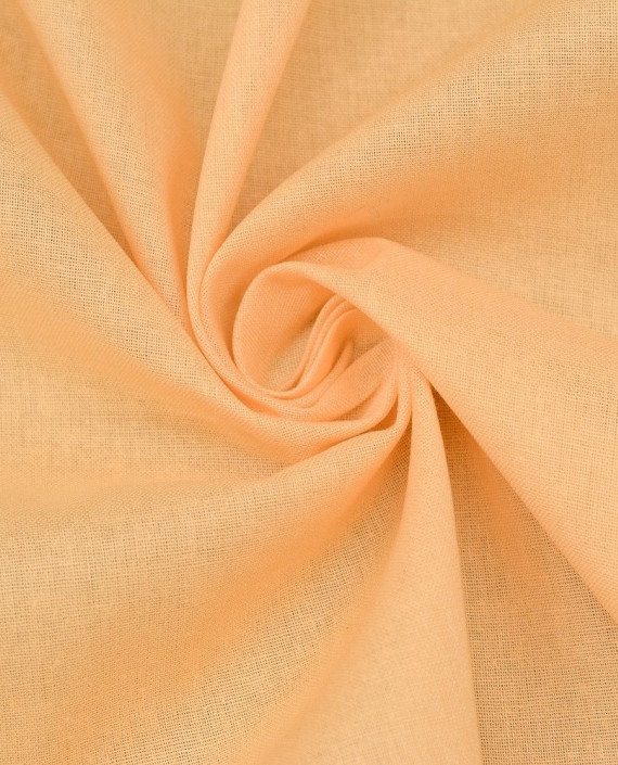 Ткань Лен Рубашечный 0575 цвет оранжевый картинка