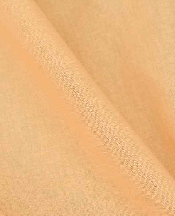 Ткань Лен Рубашечный 0575 цвет оранжевый картинка 2