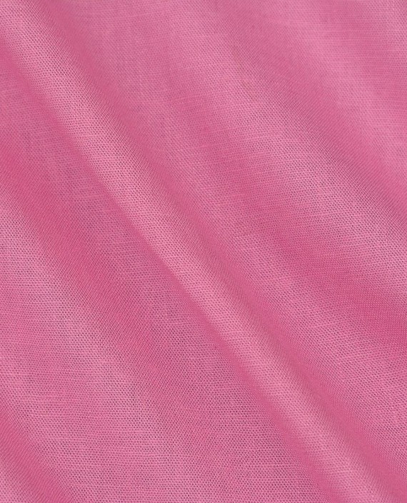 Ткань Лен Рубашечный 0581 цвет розовый картинка 1