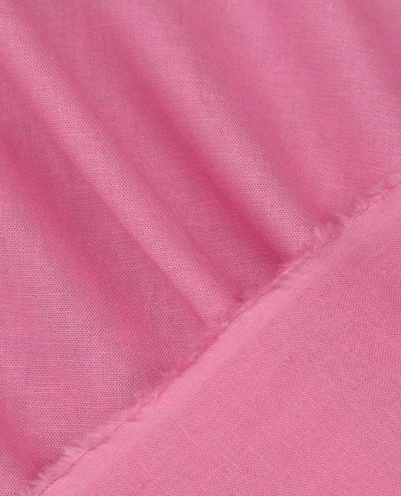 Ткань Лен Рубашечный 0581 цвет розовый картинка 2