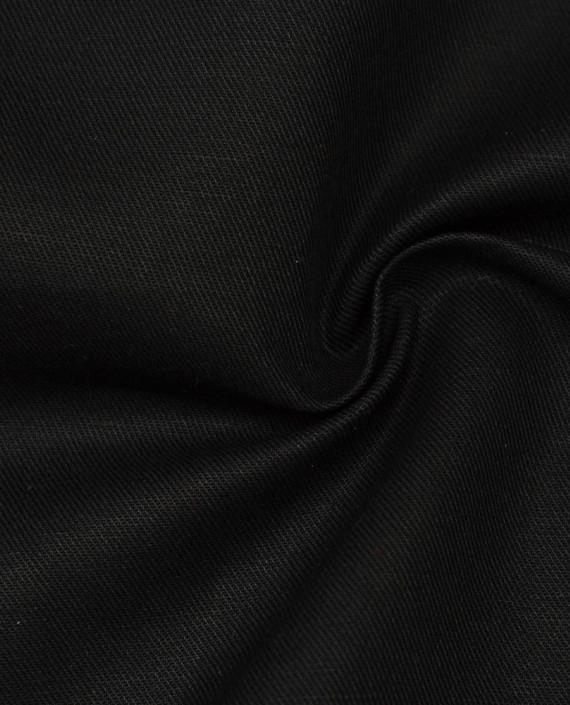 Ткань Лен Рубашечно-костюмный 0584 цвет черный картинка