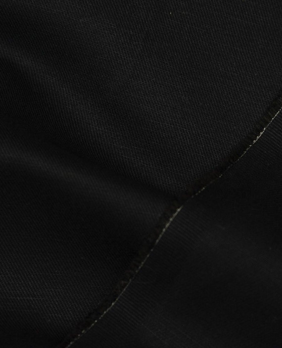 Ткань Лен Рубашечно-костюмный 0584 цвет черный картинка 1