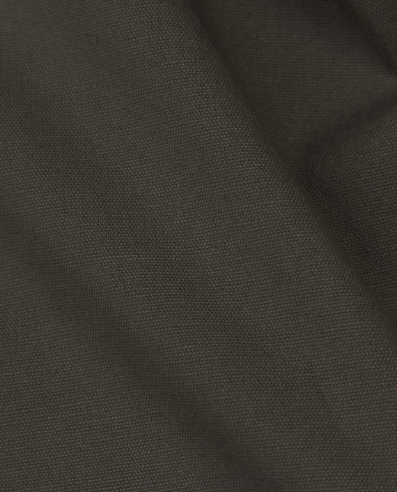 Ткань Лен Рубашечно-костюмный 0587 цвет коричневый картинка 1