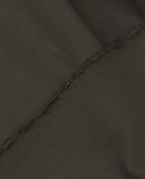 Ткань Лен Рубашечно-костюмный 0587 цвет коричневый картинка 2