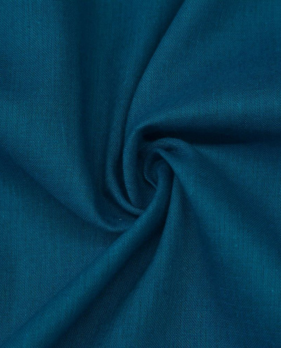 Ткань Лен Рубашечный 0589 цвет бирюзовый картинка