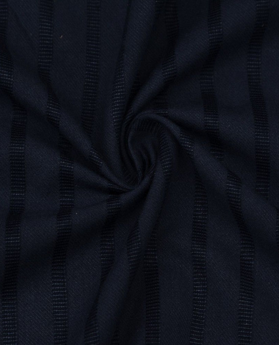 Ткань Лен Рубашечно-костюмный 0594 цвет синий в полоску картинка