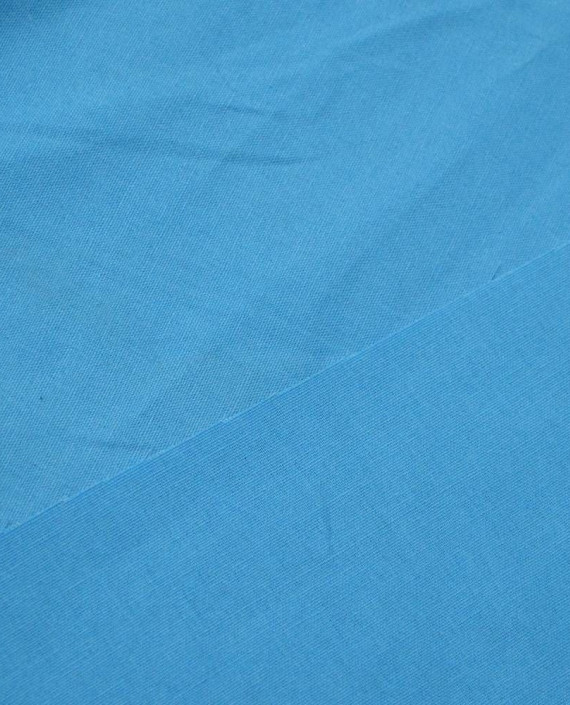 Ткань Лен Костюмный 0596 цвет голубой картинка 1
