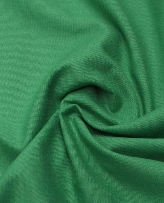 Ткань Лен Костюмный 0602 цвет зеленый картинка