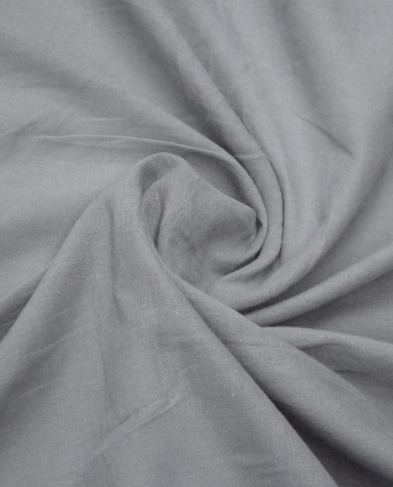 Ткань Лен Рубашечный 0614 цвет серый картинка