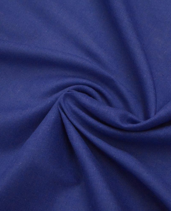 Ткань Лен Рубашечный 0616 цвет синий картинка