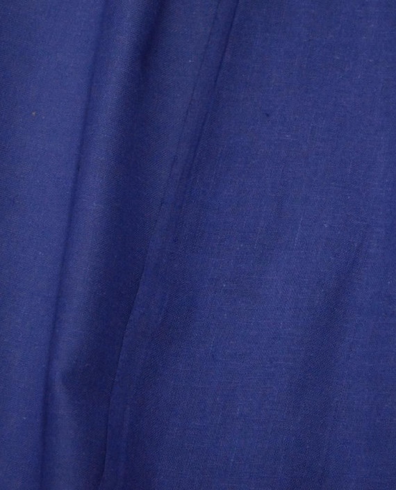 Ткань Лен Рубашечный 0616 цвет синий картинка 2