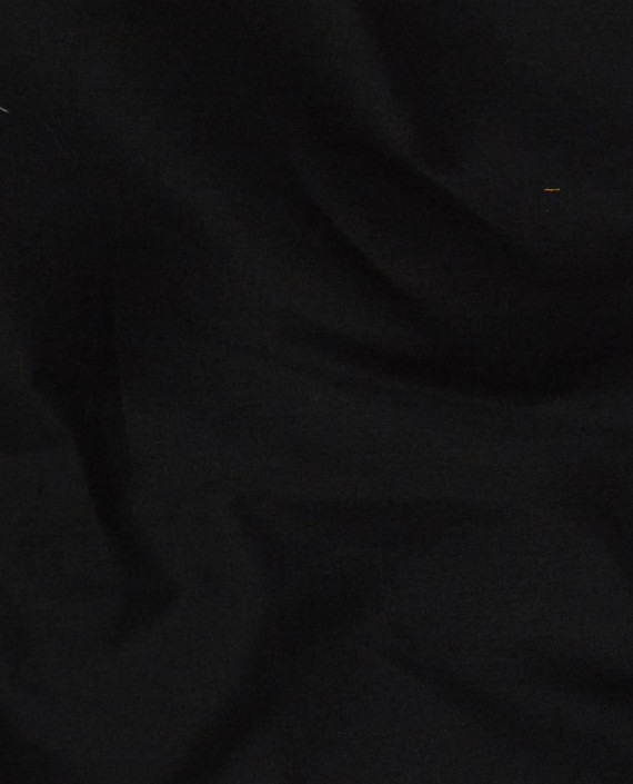 Ткань Лен Рубашечный 0619 цвет черный картинка 1