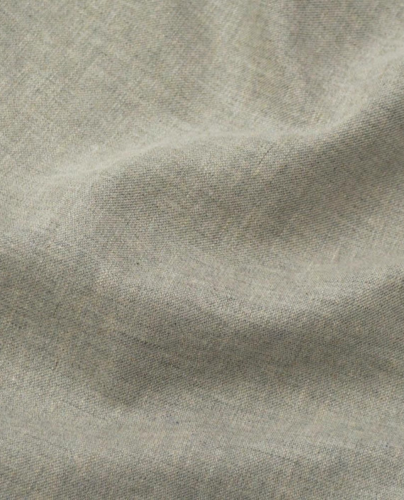 Ткань Лен Рубашечный 0621 цвет серый меланж картинка 1