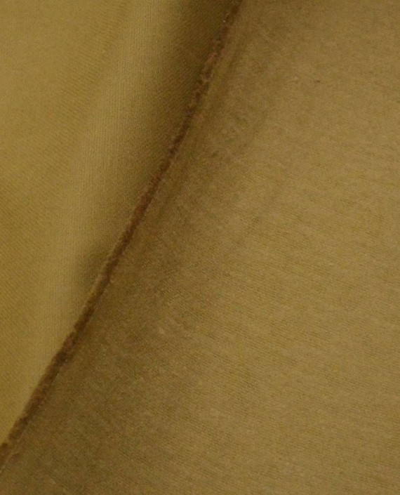 Ткань Лен Костюмный 0629 цвет коричневый картинка 2