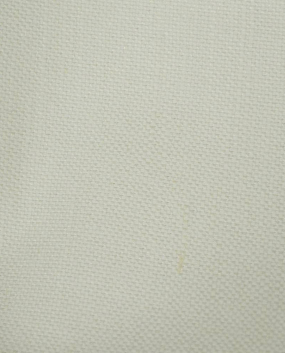 Ткань Лен Костюмный 0658 цвет белый картинка 1