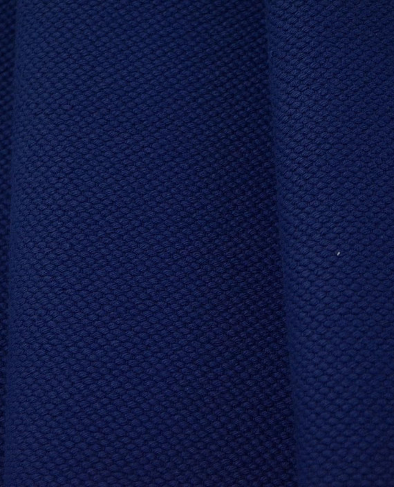 Ткань Лен Костюмный Рогожка 0693 цвет синий картинка