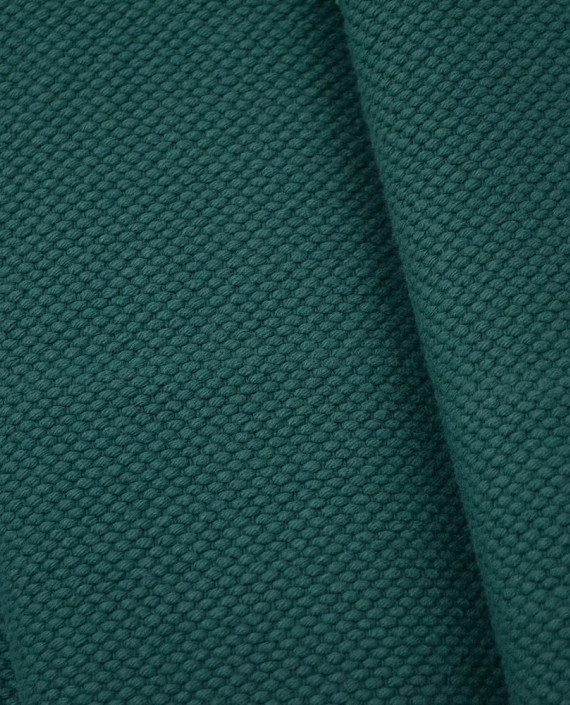 Ткань Лен Костюмный Рогожка 0696 цвет зеленый картинка