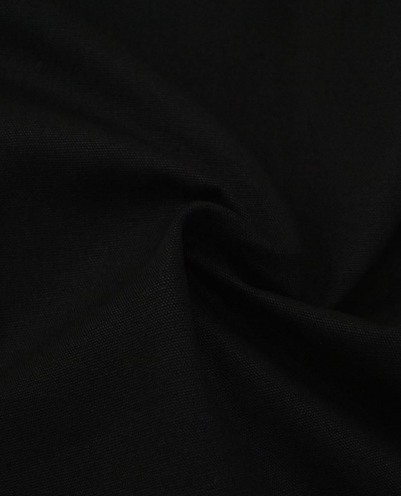 Ткань Лен Костюмный 0700 цвет черный картинка