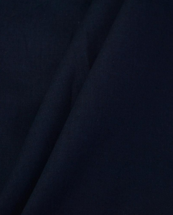 Ткань Лен Рубашечный 0728 цвет синий картинка 1
