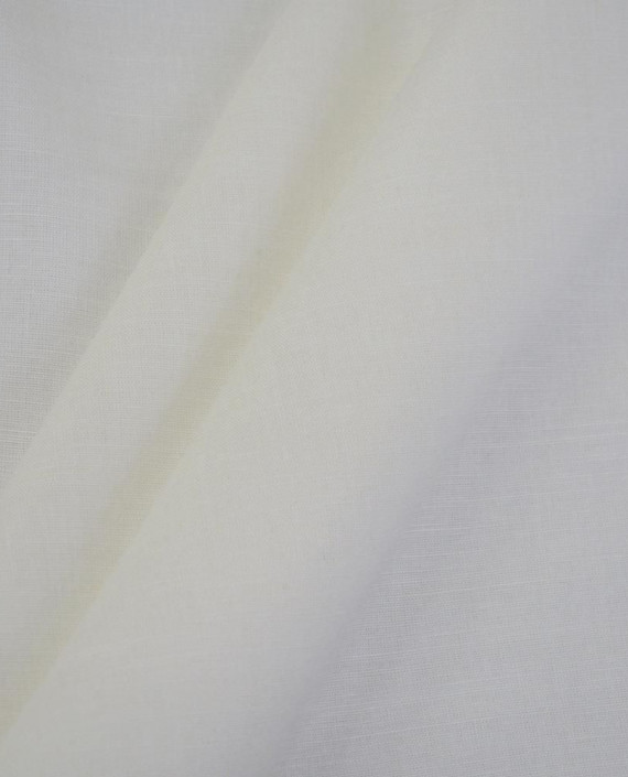 Ткань Лен Рубашечный 0732 цвет белый картинка 1