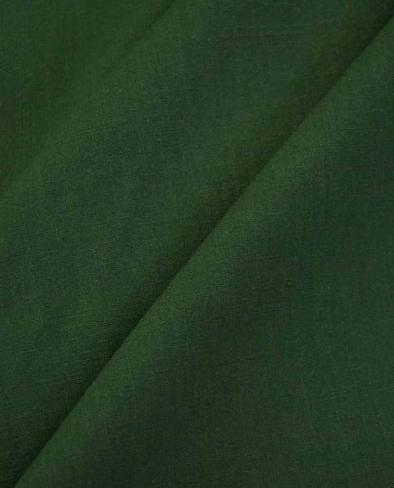Ткань Лен Рубашечный 0733 цвет зеленый картинка 1