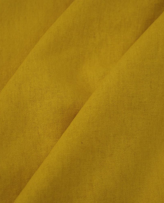Ткань Лен Рубашечный 0740 цвет желтый картинка 1