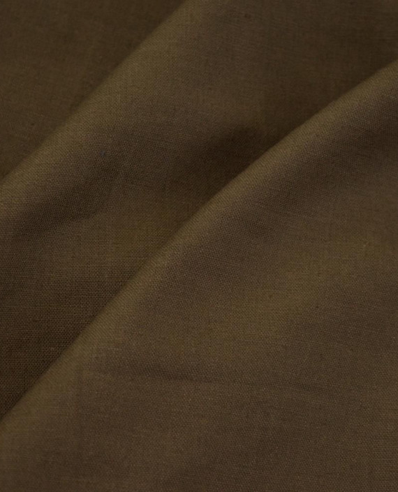 Ткань Лен Костюмный 0744 цвет коричневый картинка 1