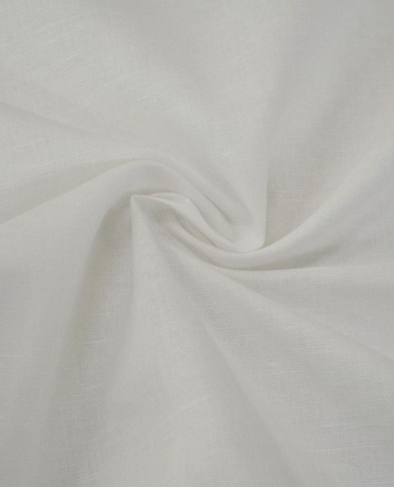 Ткань Лен Рубашечный 0748 цвет белый картинка