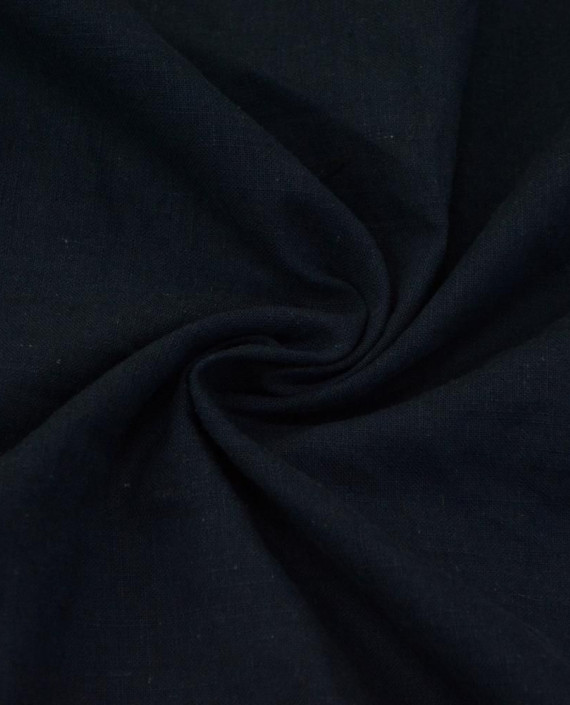 Ткань Лен Рубашечный 0752 цвет синий картинка
