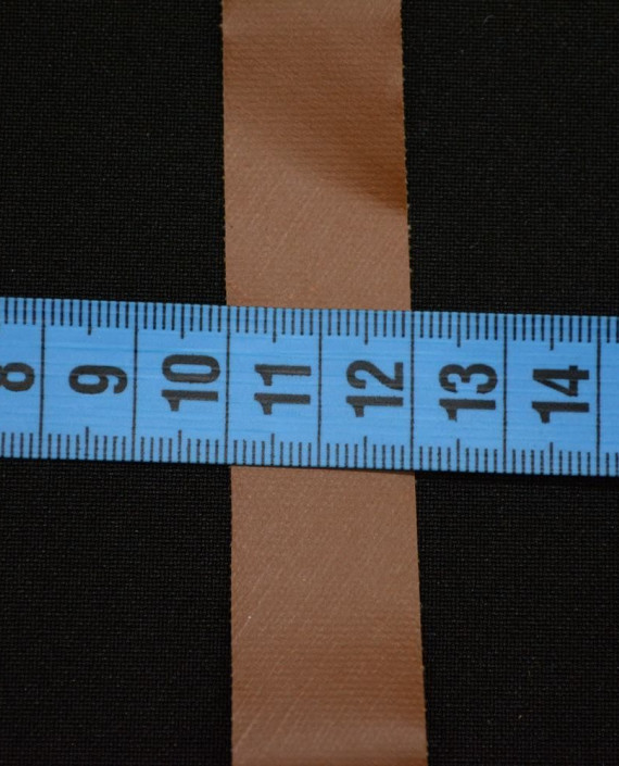 Лента отделочная (косая бейка) кожзам 20 мм 0794 цвет коричневый картинка 1