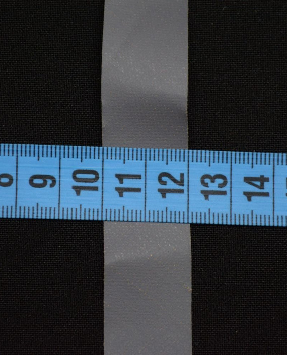 Лента отделочная (косая бейка) кожзам 20 мм 0795 цвет серый картинка 2