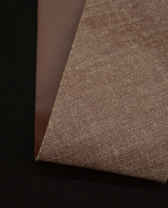 Лента отделочная (косая бейка) кожзам 50 мм 0796 цвет коричневый картинка 2