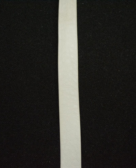 Лента отделочная кожзам 10 мм 0800 цвет белый картинка