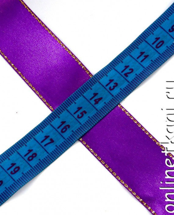 Лента атласная 0119 цвет фиолетовый картинка 2