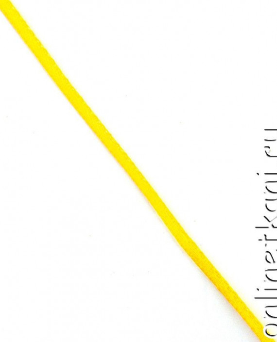 Лента атласная 0133 цвет желтый картинка 2