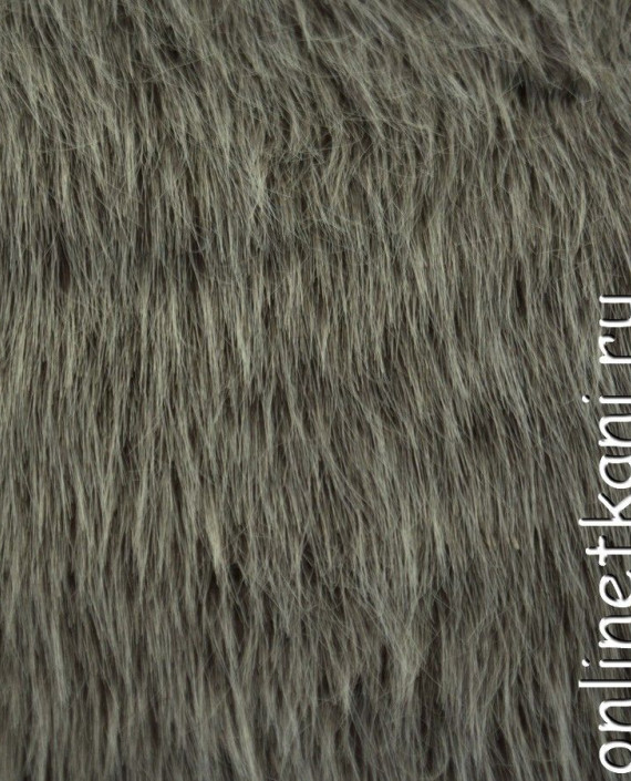 Ткань Искусственный мех "Маринелла" 0211 цвет серый картинка