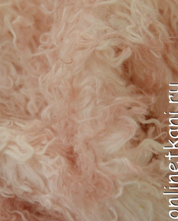 Ткань Искусственный мех 0224 цвет розовый картинка 1