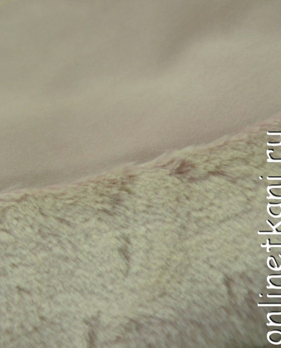 Ткань Искусственный мех дубленочный 0233 цвет белый картинка 1