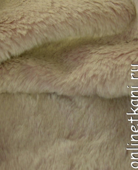 Ткань Искусственный мех дубленочный 0233 цвет белый картинка 2
