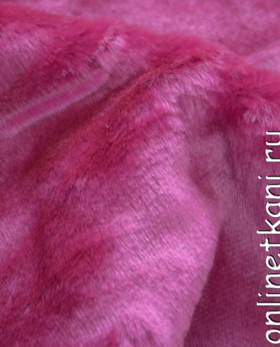 Ткань Искусственный мех 0247 цвет розовый картинка