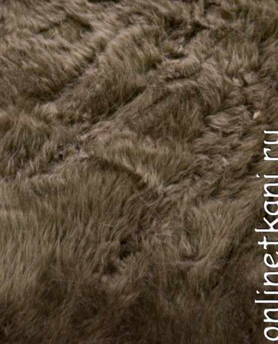 Ткань Искусственный мех 0257 цвет коричневый картинка
