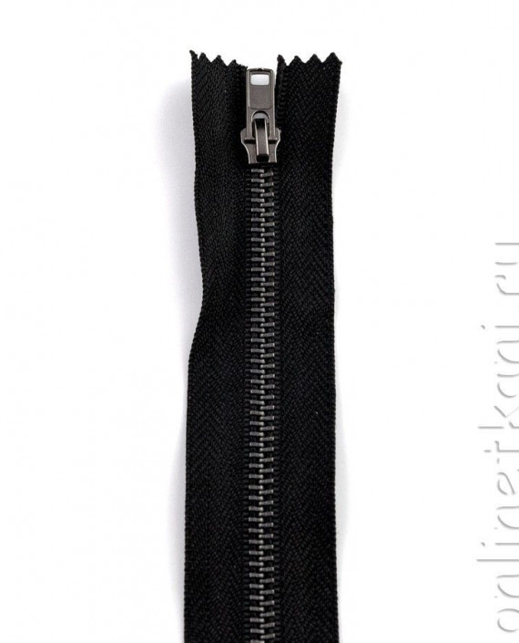 Молния джинсовая металл 18 см 18011 цвет черный картинка