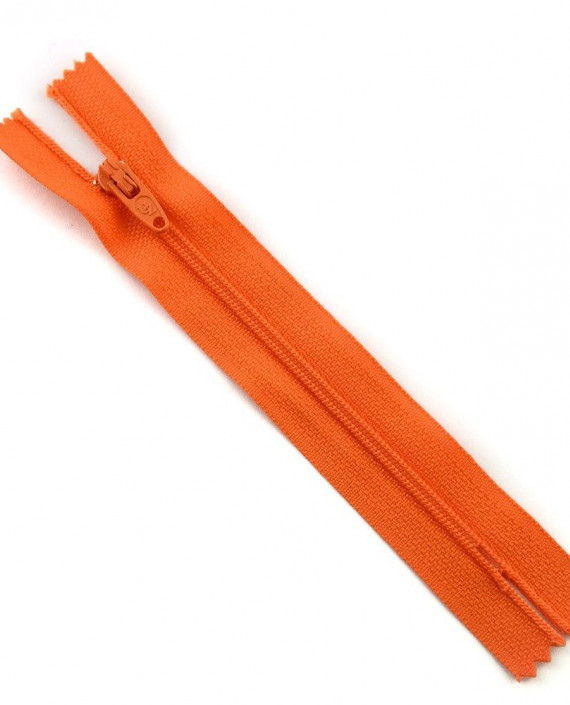 Молния 12 см пластик, неразъемная 0500 цвет оранжевый картинка
